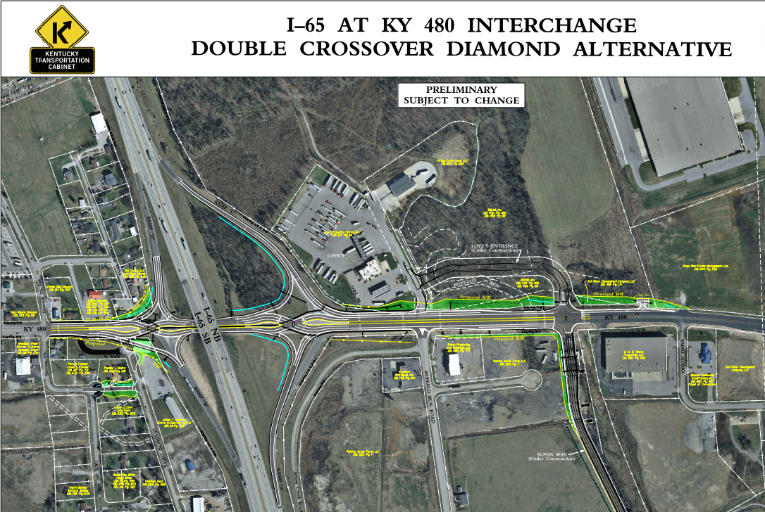 Bullitt County I65 at KY 480 Interchange Improvements Project 05